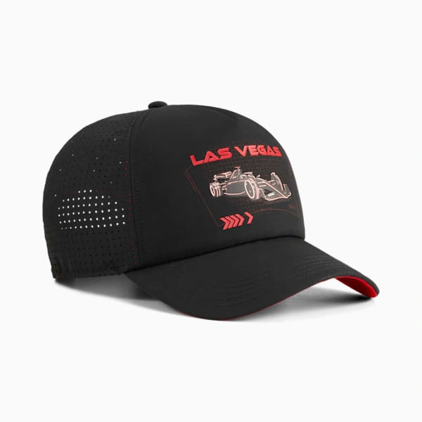 F1® Vegas Trucker Hat: Rychlost a styl na hlavě! Limitovaná edice, buďte hvězdou!